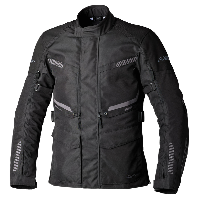 Chaqueta Textil Rst Maverick Evo Ce Hombre - Negro