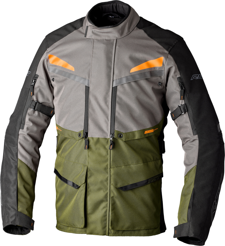 Chaqueta Textil Rst Maverick Evo Ce Hombre - Caqui