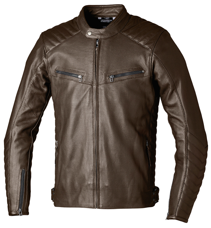 Chaqueta De Cuero Rst Roadster Air Ce Hombre - Marrón