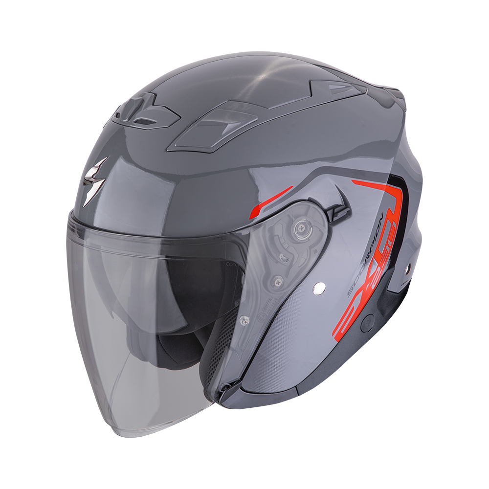 Casco Scorpion Exo-230 Cit-E Gris-Rojo