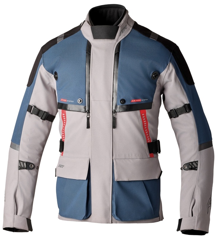 Chaqueta Textil Rst Pro Series Vulcan Ce Hombre - Plata / Azul