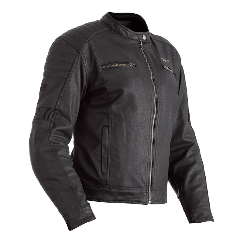 Chaqueta Textil Reforzada Con Aramida Rst Brixton Ce Mujer - Negro