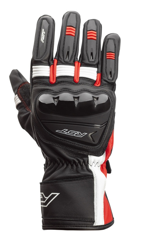 Guantes (Hombre) Rst Pilot Negro/Rojo/Blanco , Talla 8/S