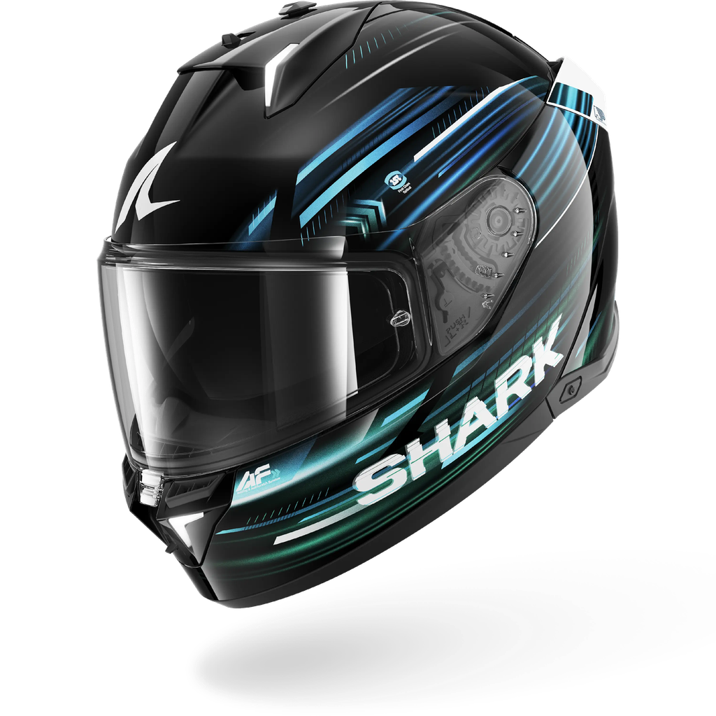 Casco Integral Shark Skwal I3 Claro-Blur KBG
