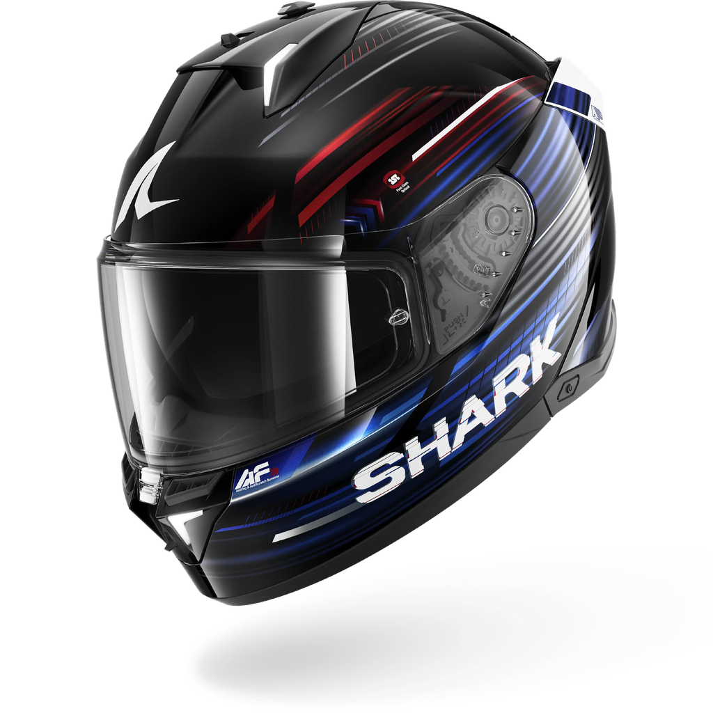 Casco Integral Shark Skwal I3 Claro-Blur KRB