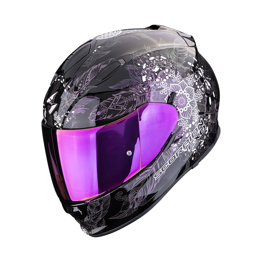 [48-212-38-02] Casco Scorpion Exo-491 Dream Negro Camaleón (XS)