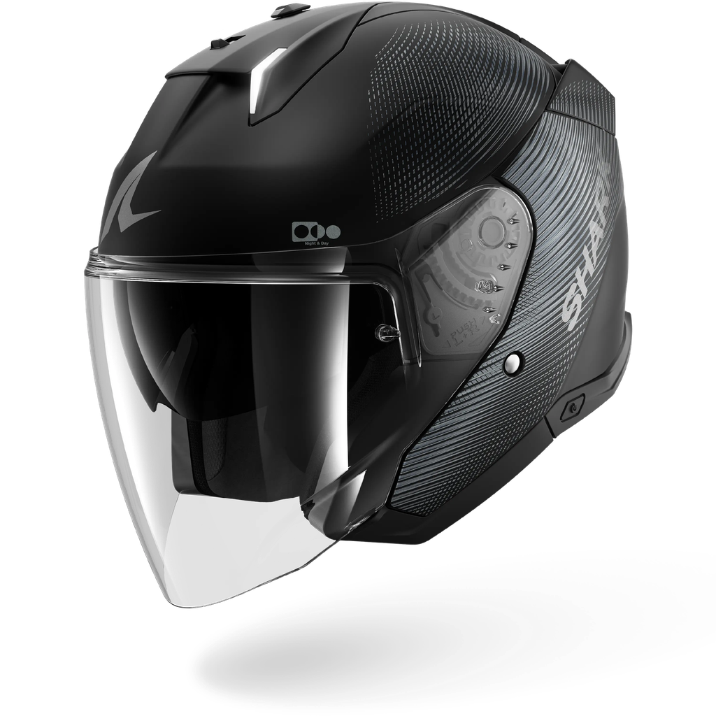 Casco Jet Shark Skwal I3 Jet Sp Lyne Mat KAA