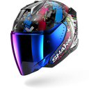 Casco Jet Shark Skwal I3 Jet Hellcat KUB