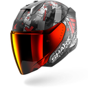 Casco Jet Shark Skwal I3 Jet Hellcat Mat KUR