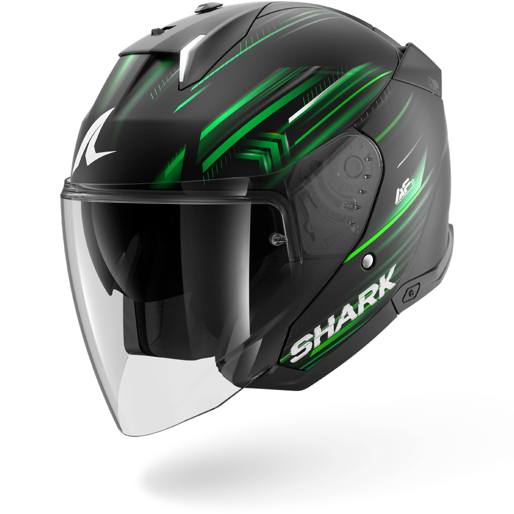 Casco Jet Shark Skwal I3 Jet Claro-Blur Mat KGW