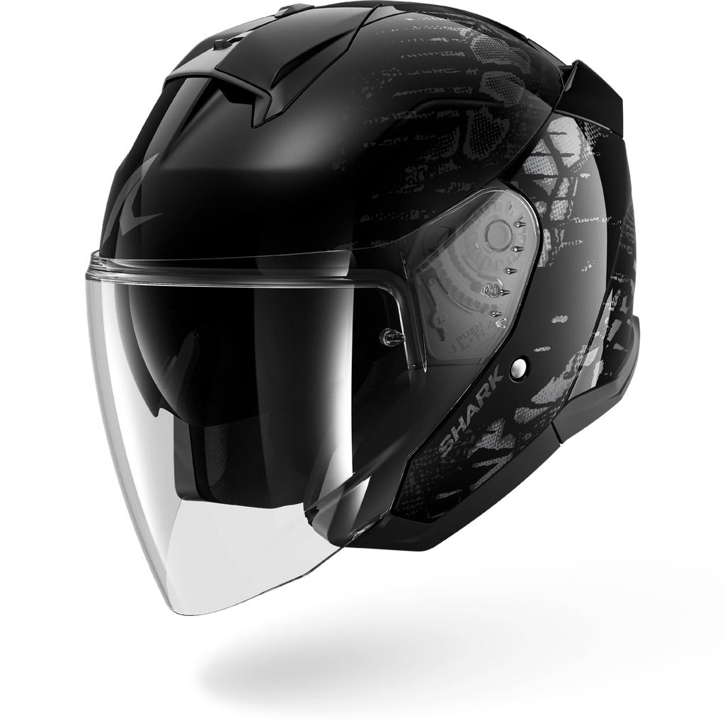 Casco Jet Shark Skwal Jet Reptaia KAA