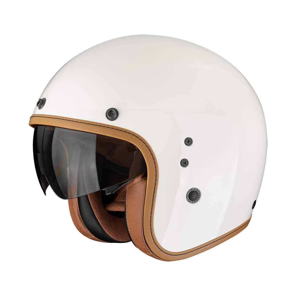 Casco Scorpion Belfast Evo Luxe Crema