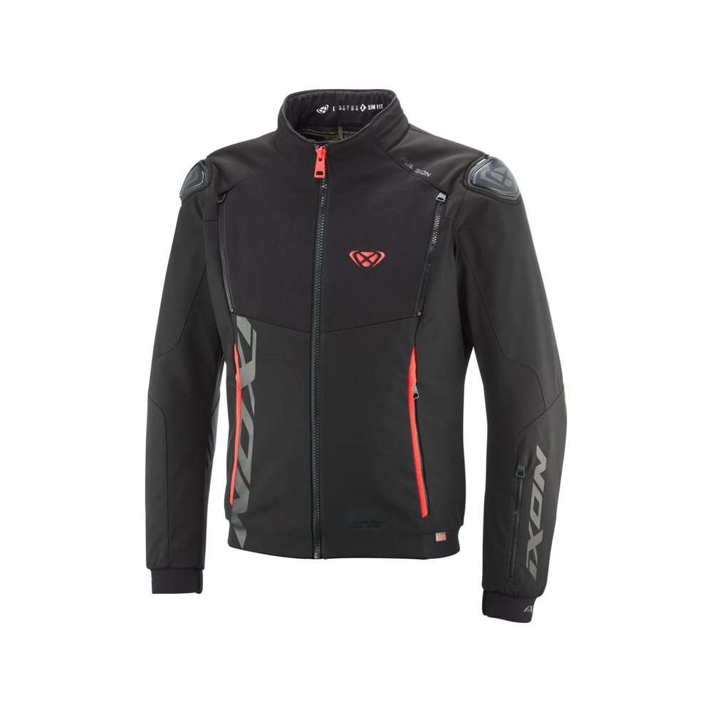 [100101195 1117 S] Chaqueta Ixon Pulsion Negro/Rojo Vivo (S)