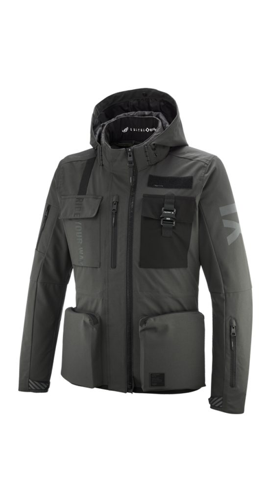[105101115 4003 S] Chaqueta Ixon Darkrise Antracita/Negro (S)