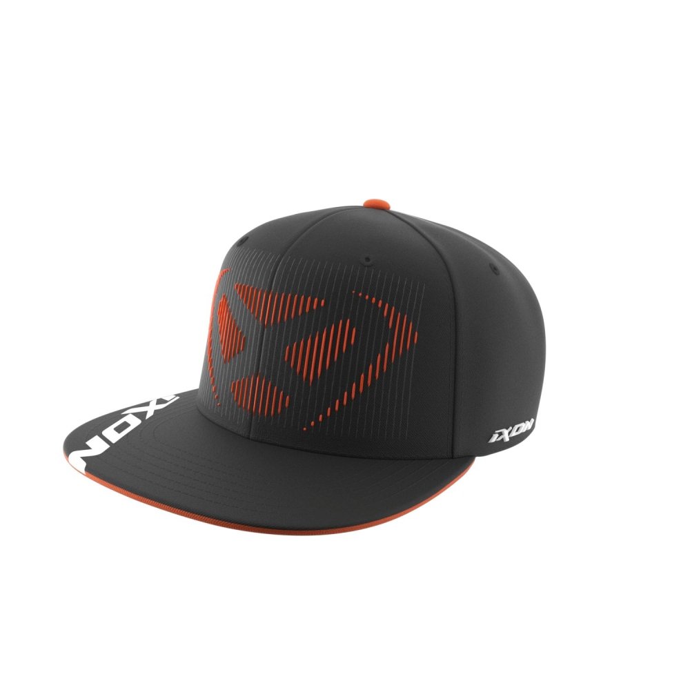 [401104066 1025 U] Gorra Ixon Sunny Negro/Blanco/Naranja