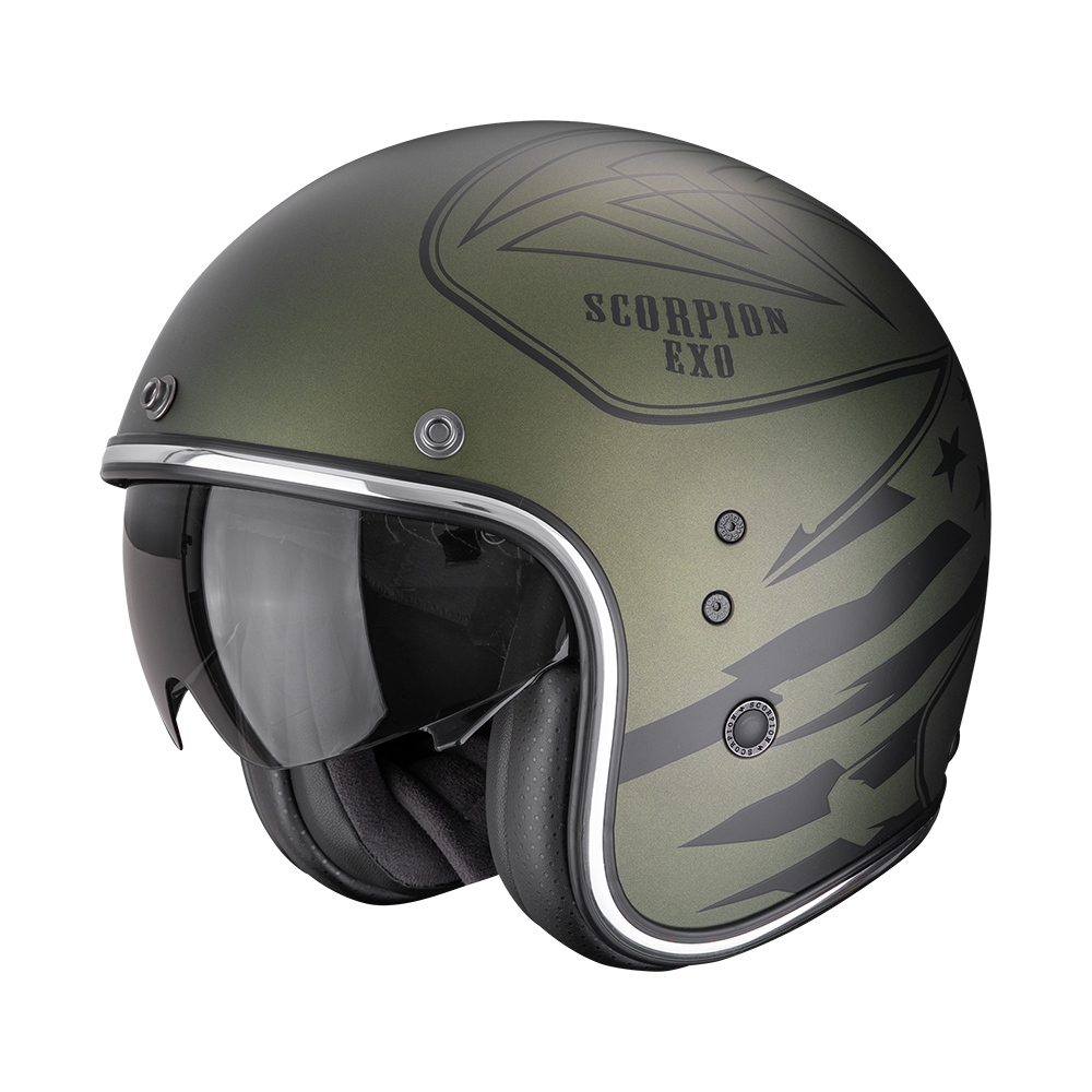 Casco Scorpion Belfast Evo Dawg Mate Verde