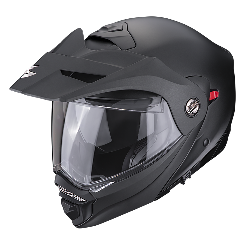 Casco Scorpion Adx-2 Liso Mate Perla Negro