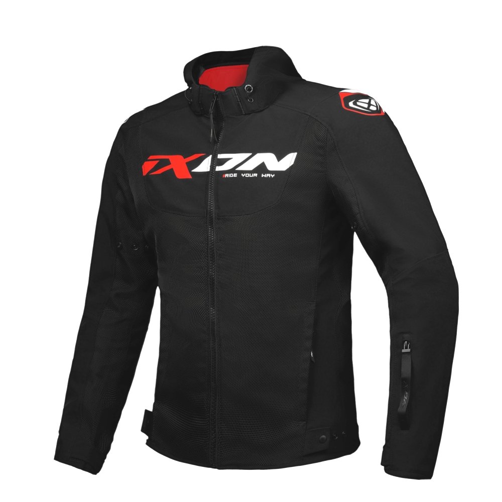 Chaqueta Ixon Fierce Negro/Blanco/Rojo
