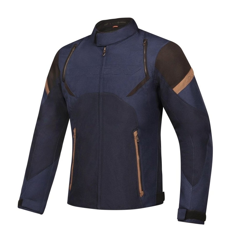 Chaqueta Ixon Striker Retro Negro/Azul Marino/Marrón