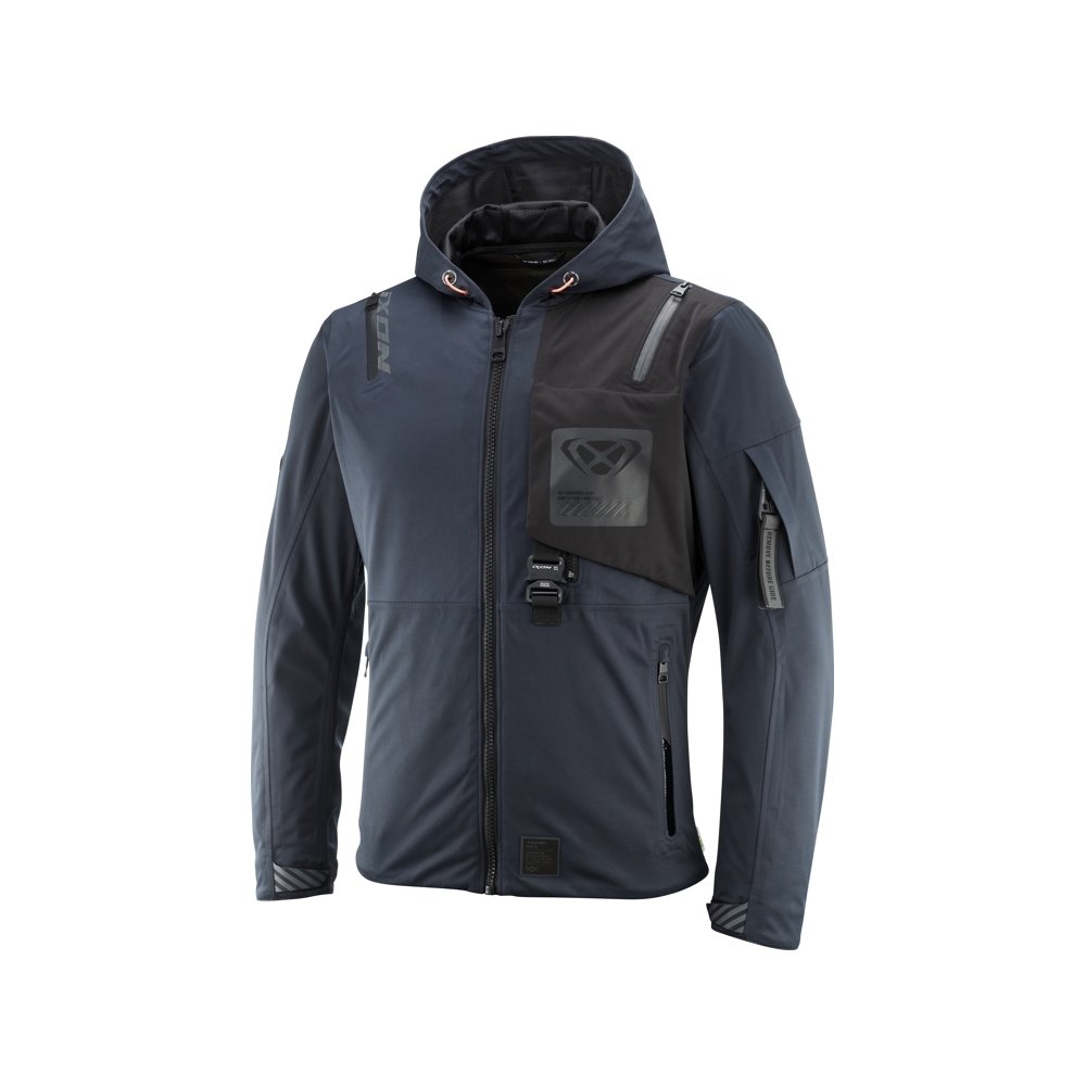 [100101185 3020 S] Chaqueta Ixon M-Quarter Azul Marino/Negro (S)