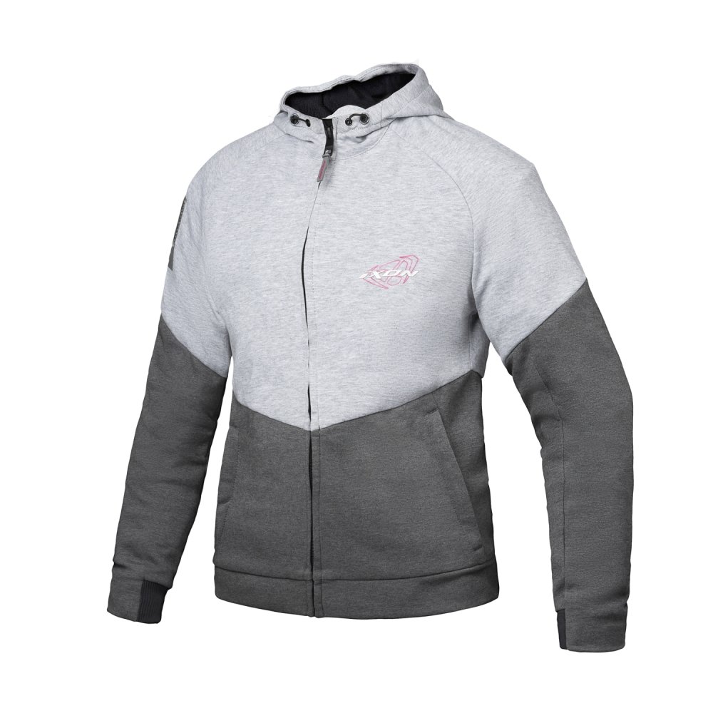 Chaqueta Ixon Touchdown L Gris/Plata/Fucsia