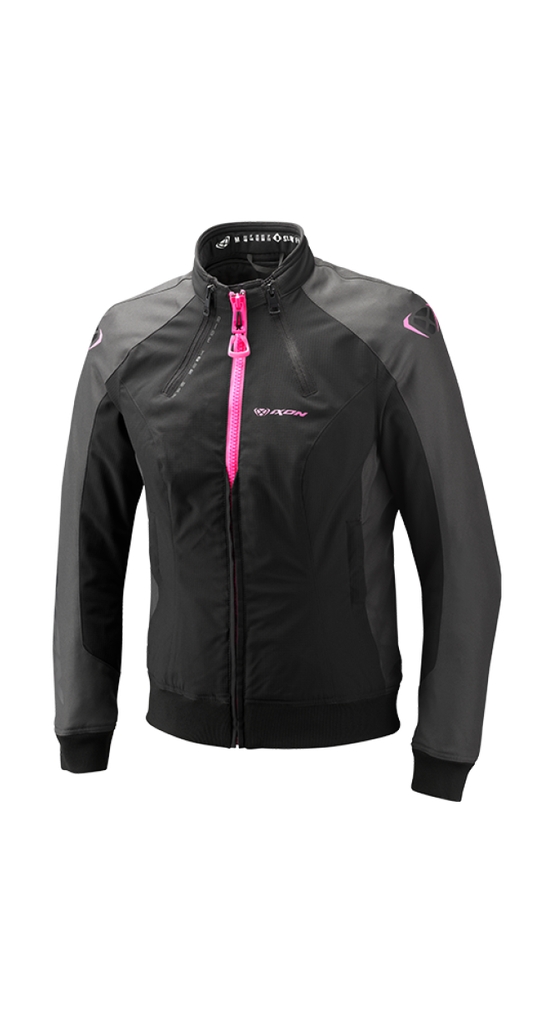 Chaqueta Ixon Siwa Mujer Negro/Antracita/Rosa Vivo
