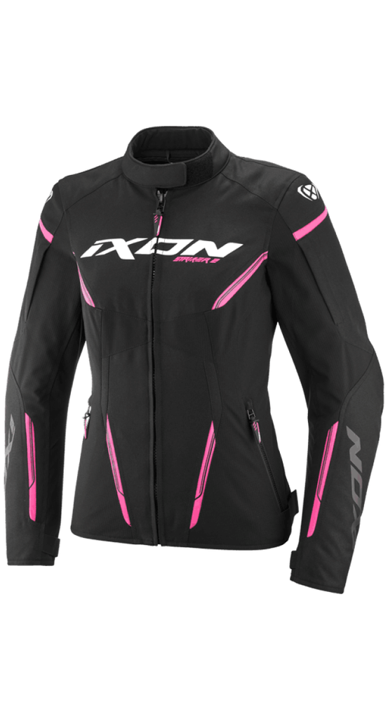Chaqueta Ixon Striker 2 Mujer Negro/Rosa Vivo