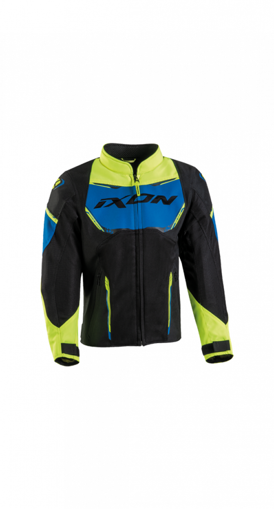 Chaqueta Ixon Striker Air Niño Negro/Azul/Amarillo