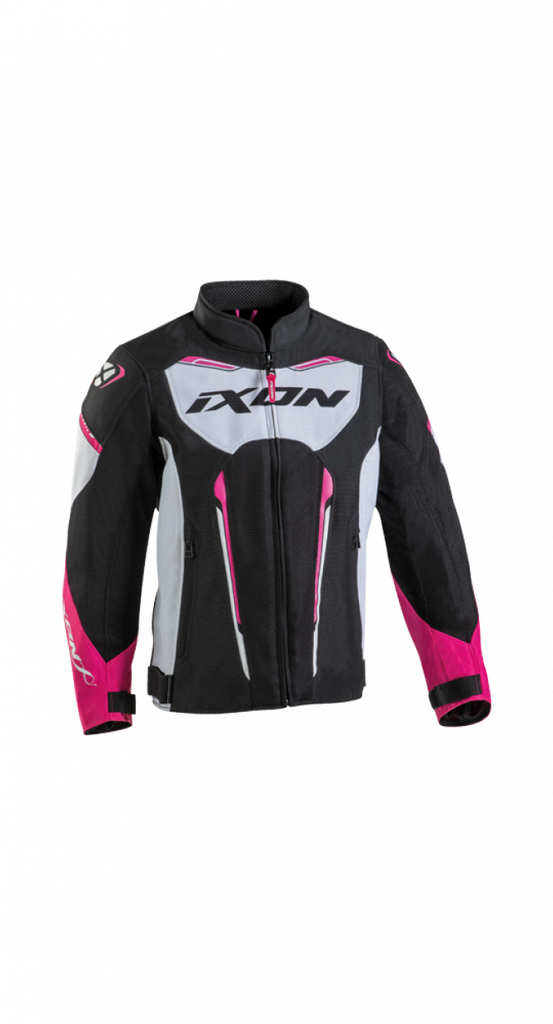 Chaqueta Ixon Striker Air K L Negro/Blanco/Fucsia
