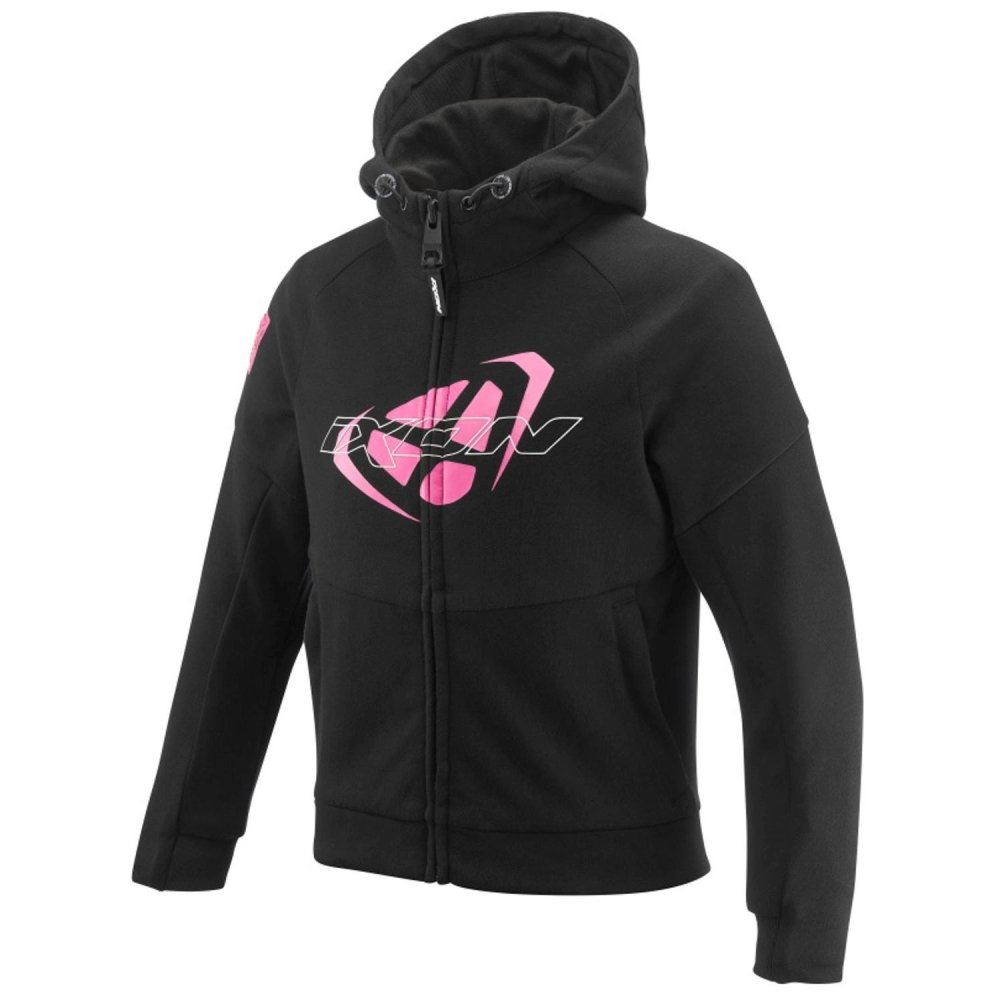 Chaqueta Ixon Touchdown Niño L Negro/Rosa Vivo