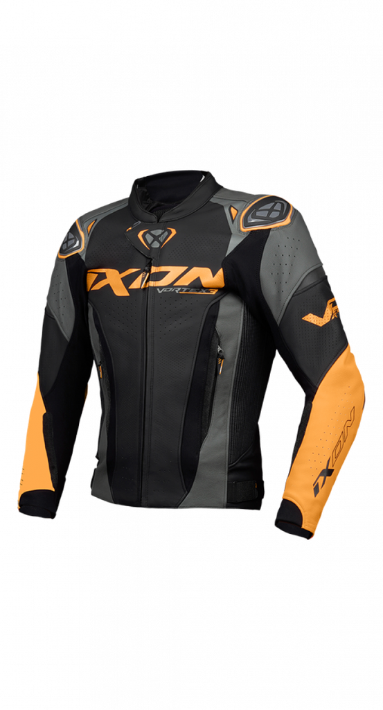 Chaqueta Ixon Vortex 3 Jkt Negro/Antracita/Naranja