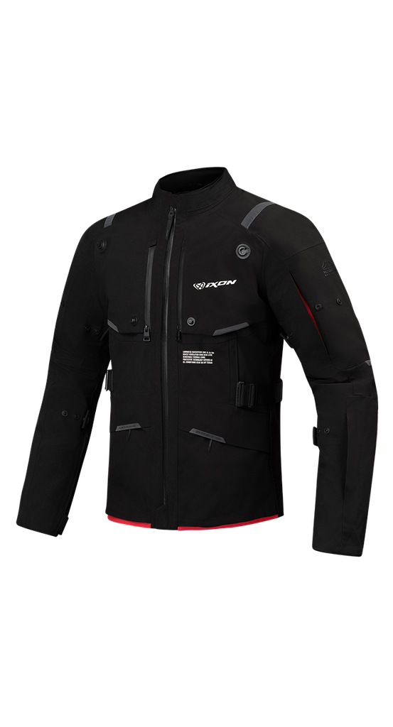 Chaqueta Ixon M-Skeid Negro/Rojo Vivo