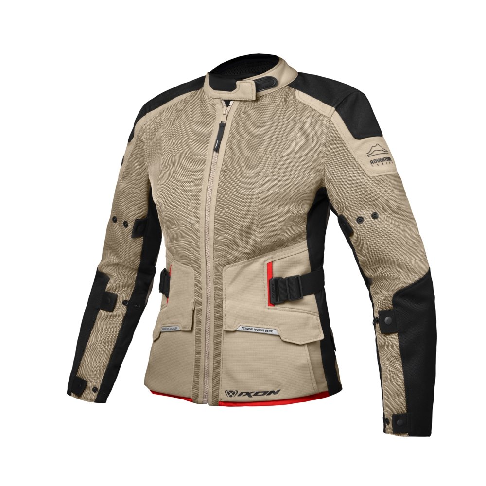 Chaqueta Ixon M-Njord L Arena/Negro/Rojo
