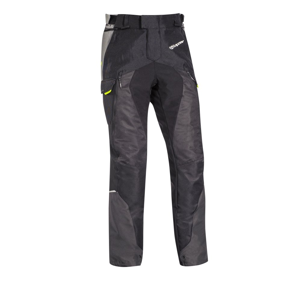 Pantalón Ixon Balder Pt Negro/Gris/Amarillo Vivo