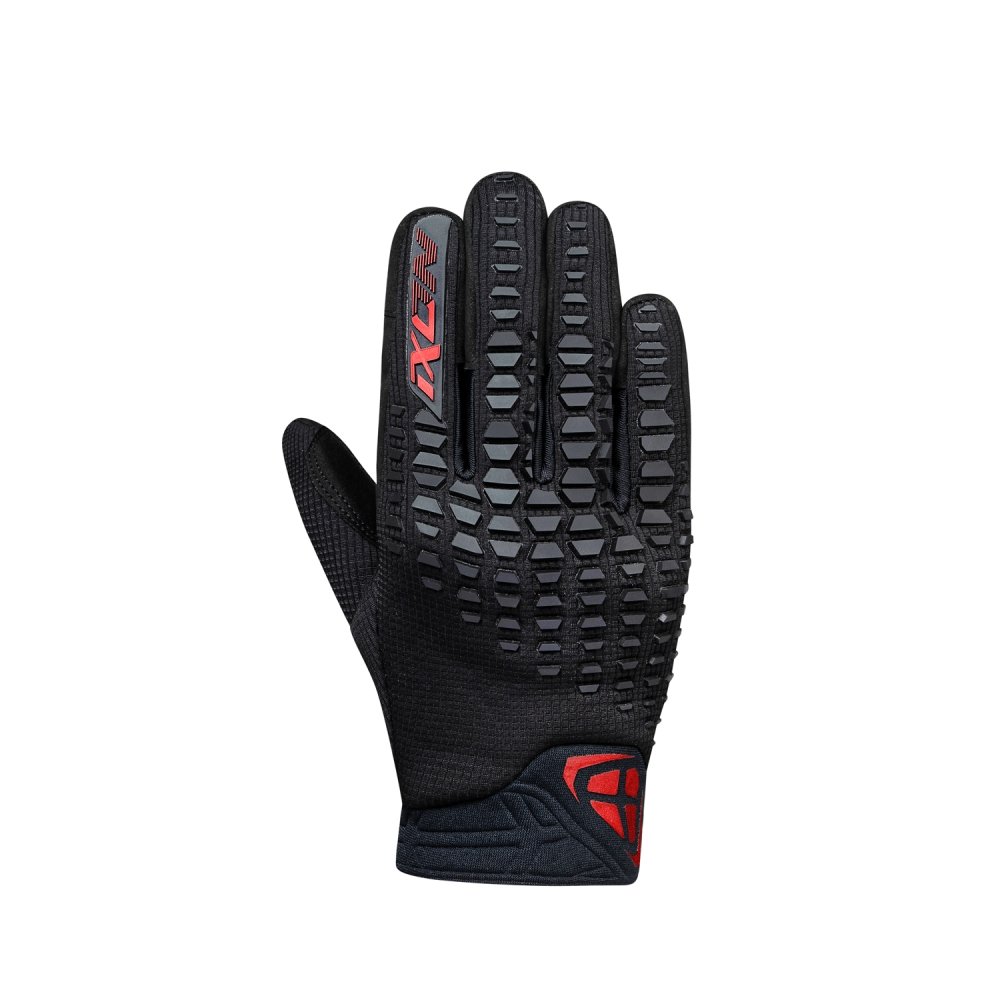 Guantes Ixon Oregon Negro/Rojo Vivo