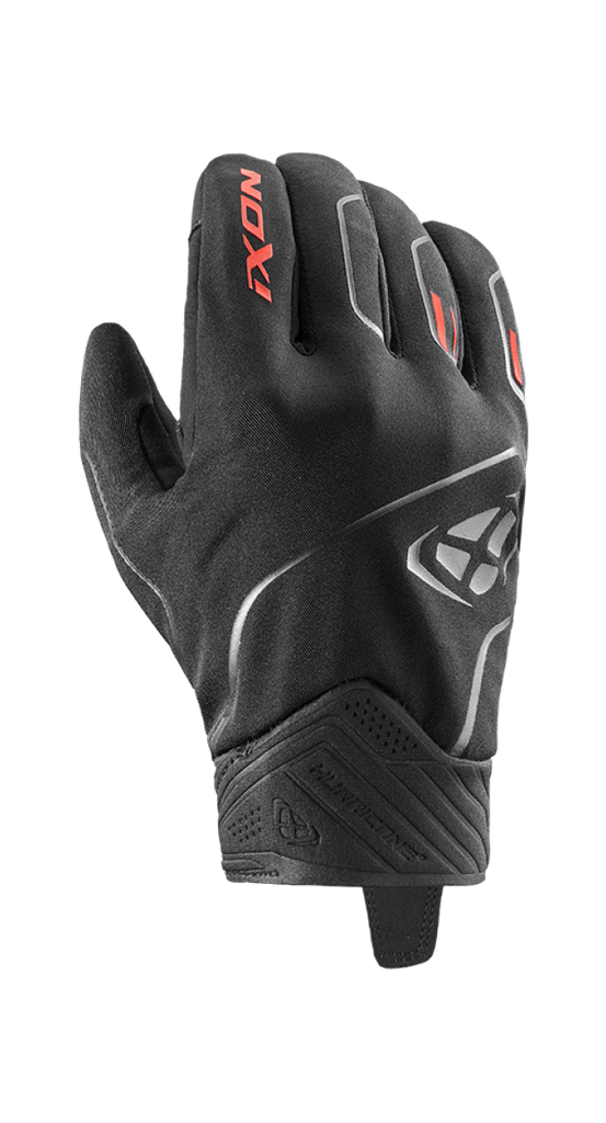 Guantes Ixon Pro Hurricane 2 Negro/Rojo Vivo