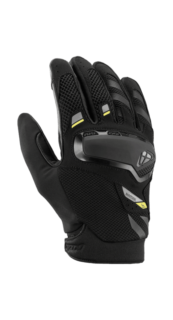 [300101040 1072 XS] Guantes Ixon Namak Negro/Amarillo Vivo (XS)