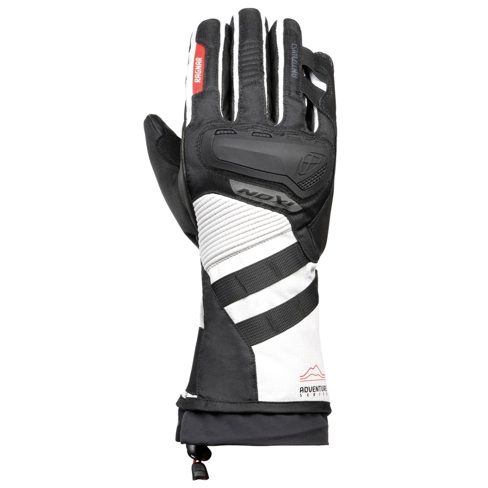 Guantes Ixon Pro Ragnar Negro/Gris/Rojo