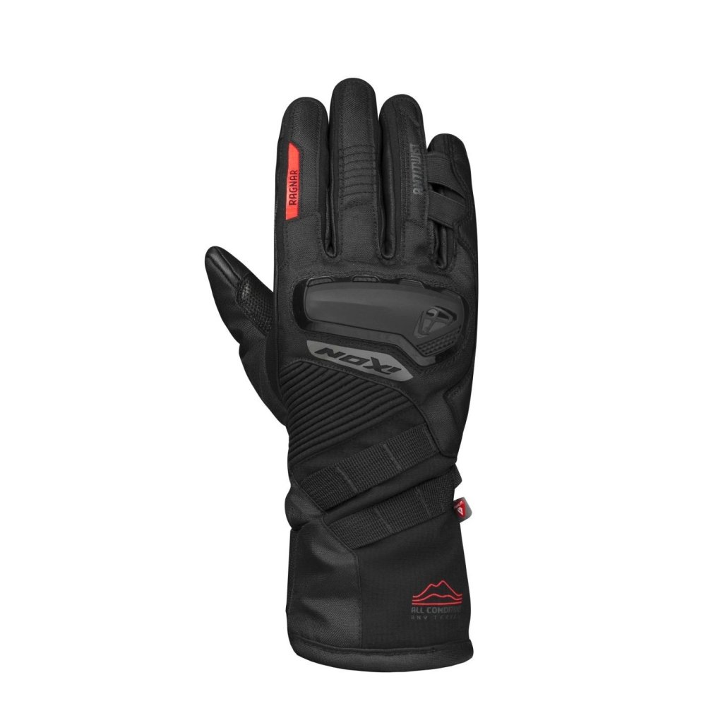 Guantes Ixon Pro Ragnar Negro/Rojo Vivo