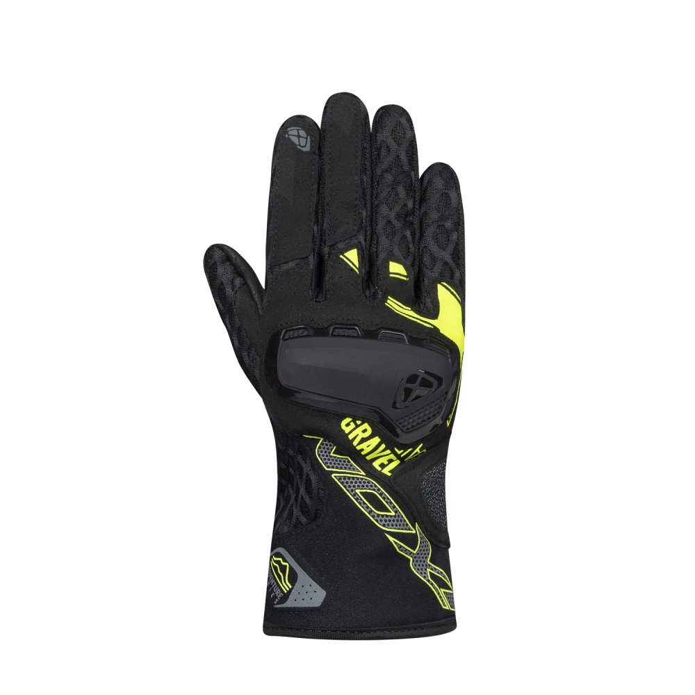 Guantes Ixon Gravel Air Negro/Amarillo Vivo
