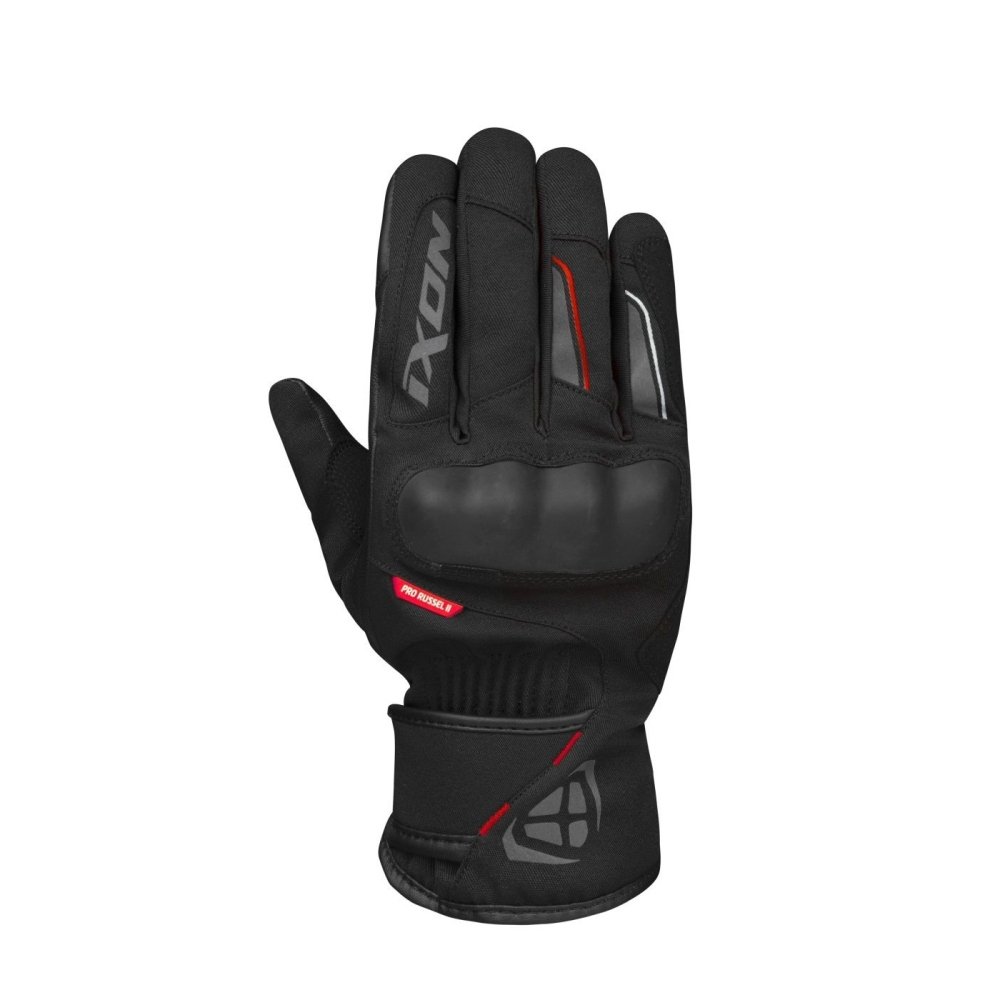 Guantes Ixon Pro Russel 2 Negro/Rojo