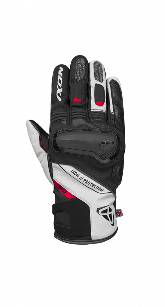 Guantes Ixon Pro Knarr Negro/Gris/Rojo