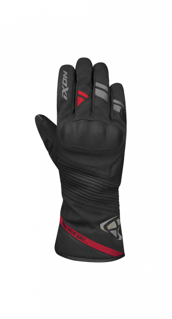 Guantes Ixon Pro Midgard Negro/Rojo