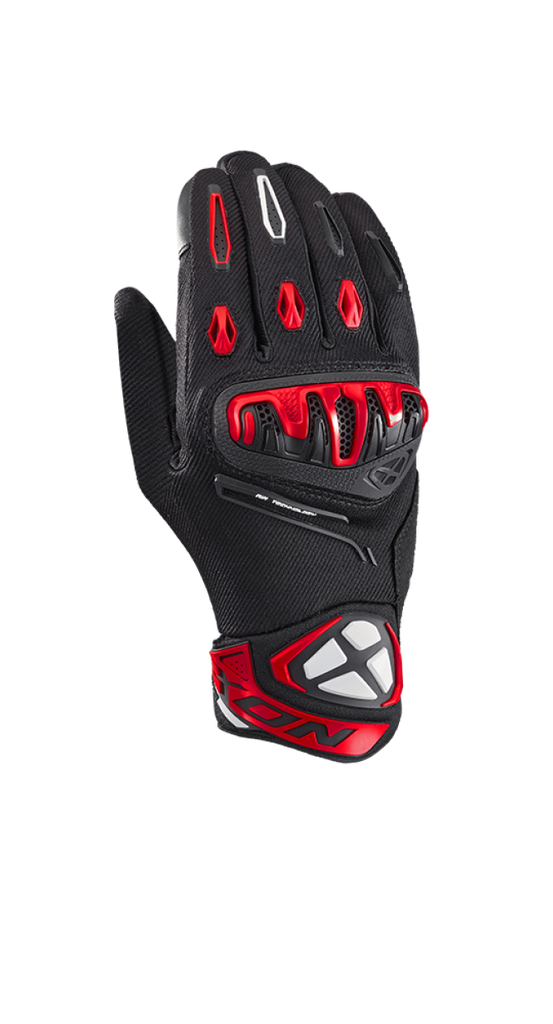 Guantes Ixon Mirage Air Negro/Blanco/Rojo