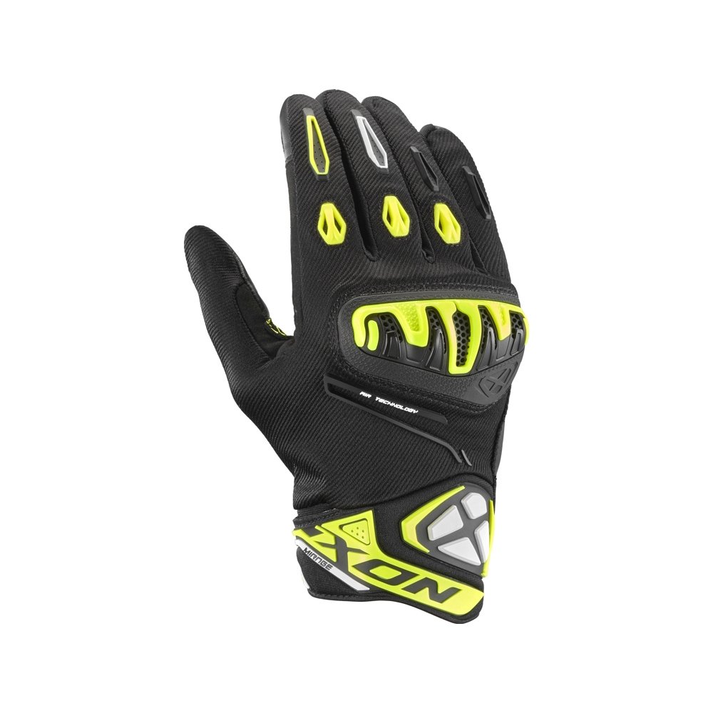 Guantes Ixon Mirage Air Negro/Amarillo Vivo