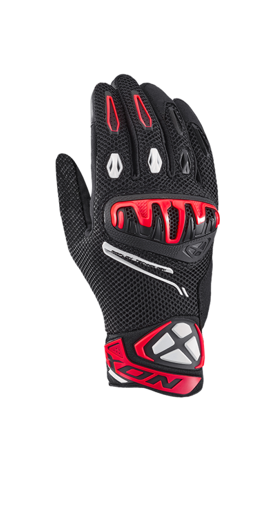 Guantes Ixon Mirage Airflow Negro/Rojo Vivo