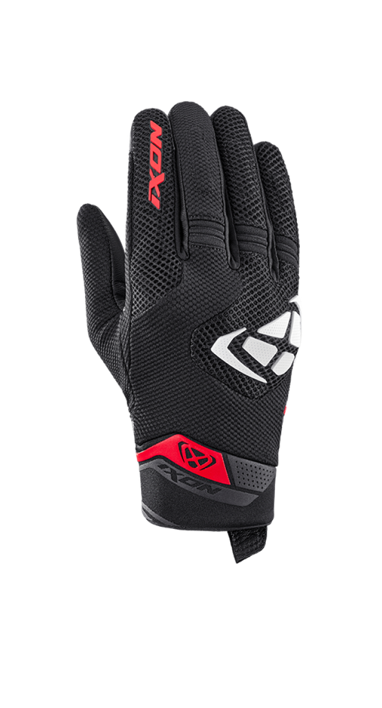 Guantes Ixon Mig 2 Airflow Negro/Blanco/Rojo