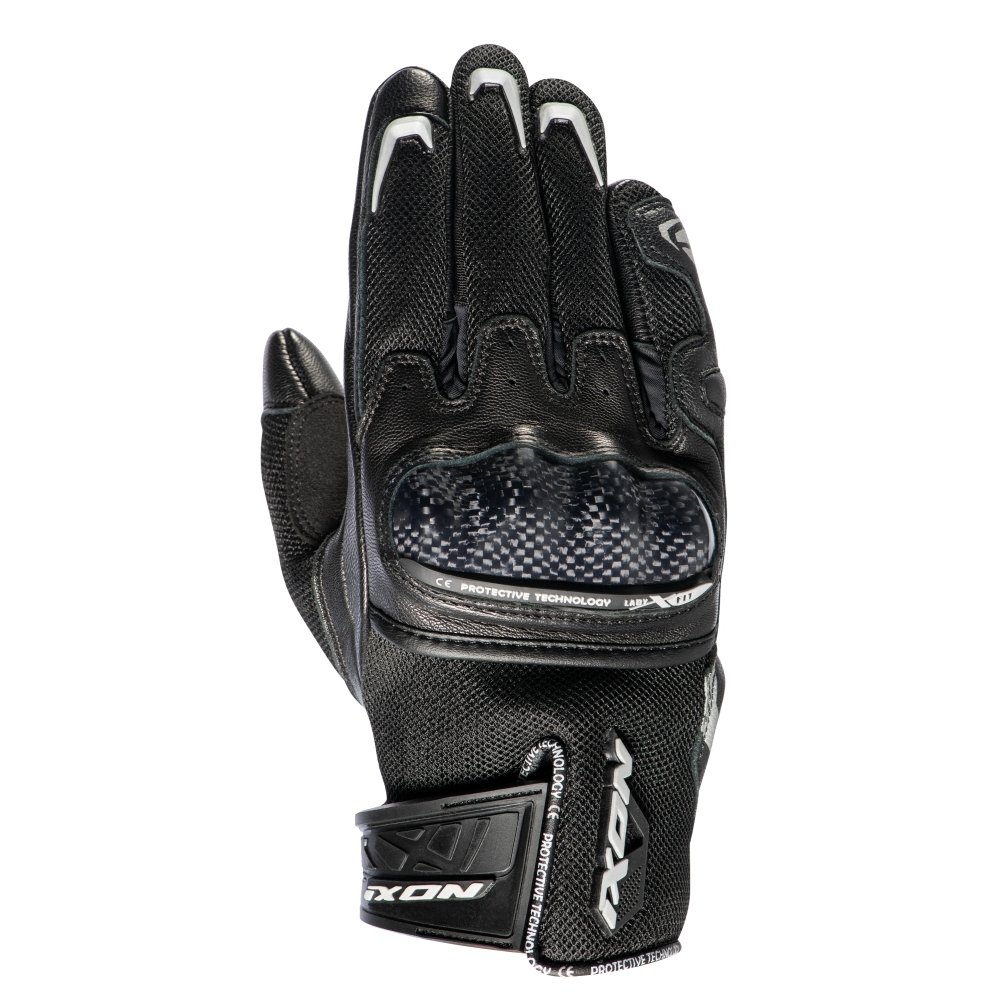 Guantes Ixon Rs Rise Air L Negro/Plata