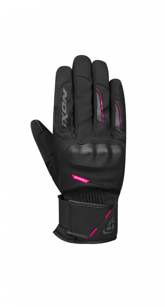 Guantes Ixon Pro Russel 2 L Negro/Fucsia