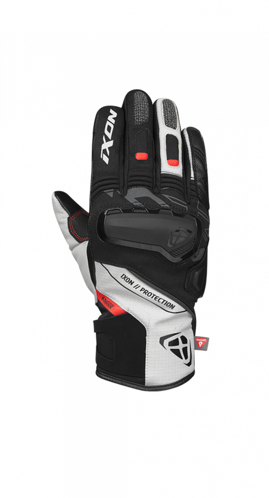 Guantes Ixon Pro Knarr Mujer Negro/Gris/Rojo